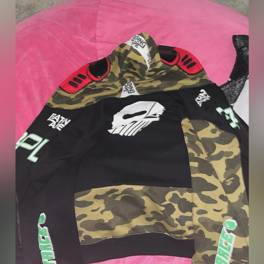 Bape zipper hoodie